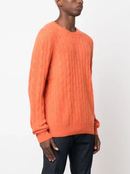 Kašmírový svetr Polo Ralph Lauren oranžový
