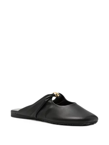 Sandale Loewe cu volane negru