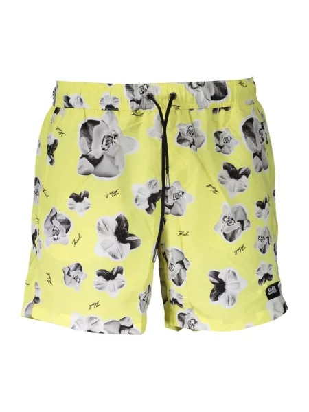 Wielobarwność kąpielówki Karl Lagerfeld Beachwear żółte