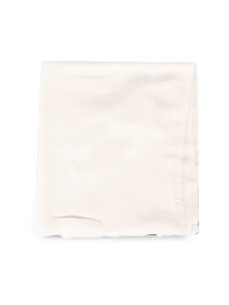 Szal Elisabetta Franchi z logo biała