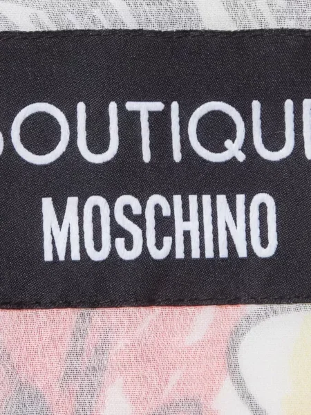 Gėlėtas raštuotas kombinezonas Boutique Moschino balta