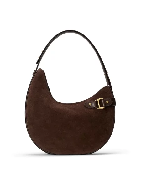 Geantă shopper Lauren Ralph Lauren din piele maro