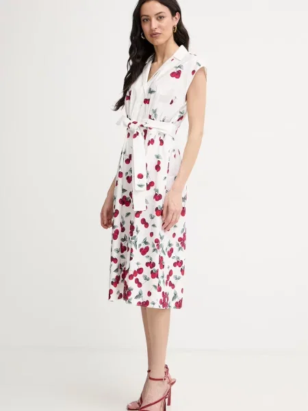 Twinset rochie tip cămașă din alb