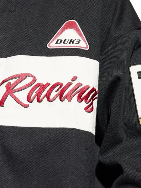 Geacă Duke & Dexter cu broderie negru