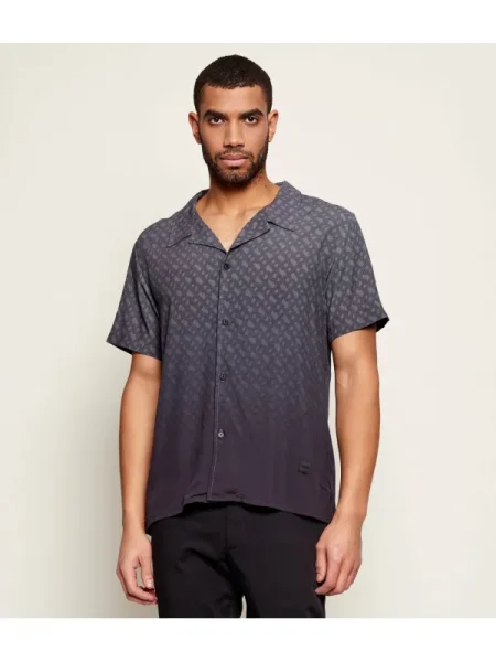 BOSS Cămașă Vale gri