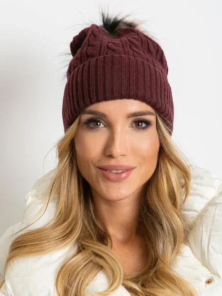 Șapcă Wool Fashion Italia bordo