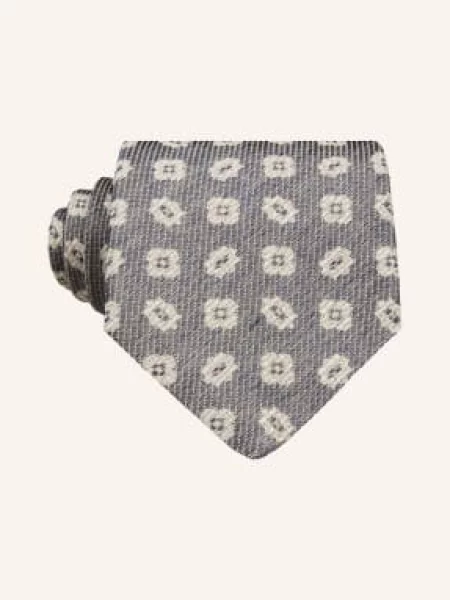 Windsor. Kravata / krémová / černošedá šedá