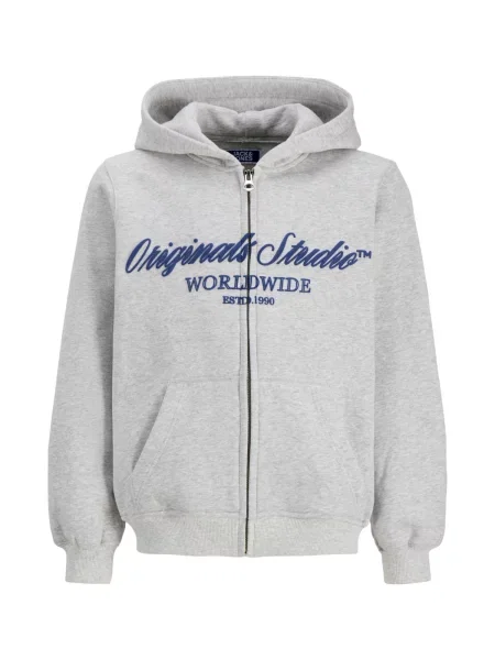 Jack & Jones Junior Hanorac JORNorrebro bleumarin / amestecat gri
