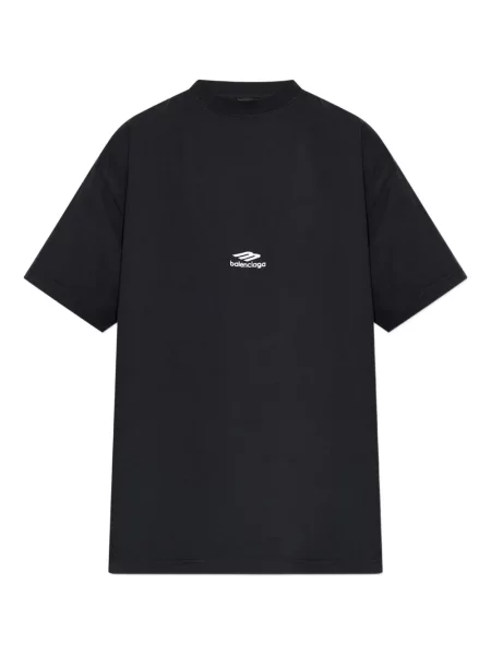 Tricou Balenciaga cu autograf negru