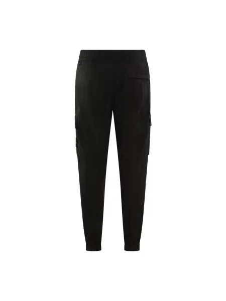 Spodnie cargo Stone Island z kamieniami czarne
