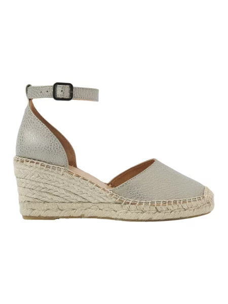 Espadryle Via Vai zamszowe plecione szare