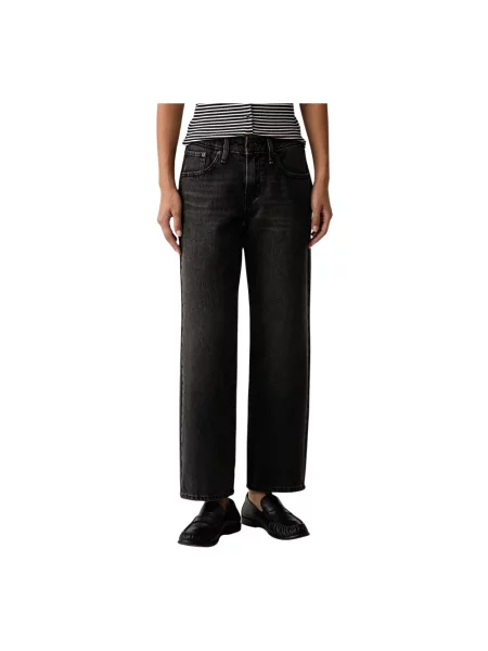 Jeansy straight leg Levi's czarne