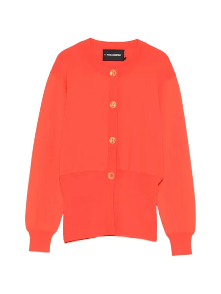 Cardigan Karl Lagerfeld portocaliu
