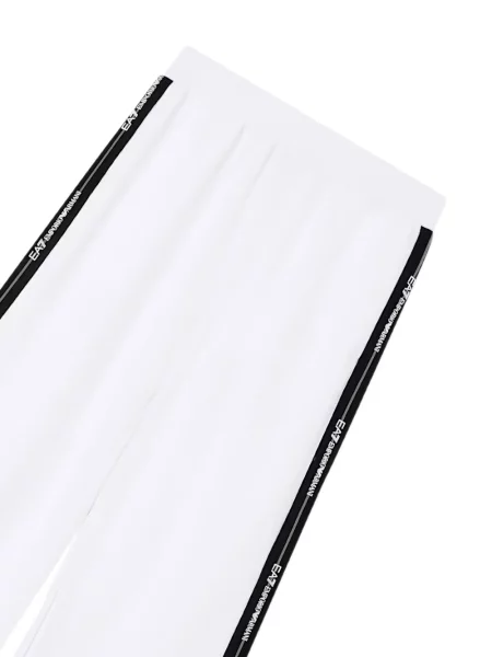 Futó nadrág Ea7 Emporio Armani autogrammal fehér