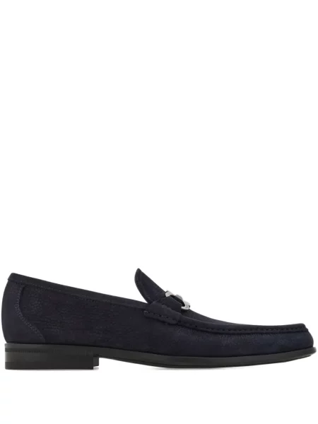 Pantofi loafer Ferragamo cu cataramă albastru