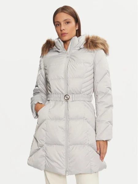 Geacă cu puf Guess gri