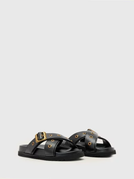 AllSaints Saboți SUKI WESTERN' negru