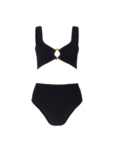 Bikini Hunza G frotte czarny