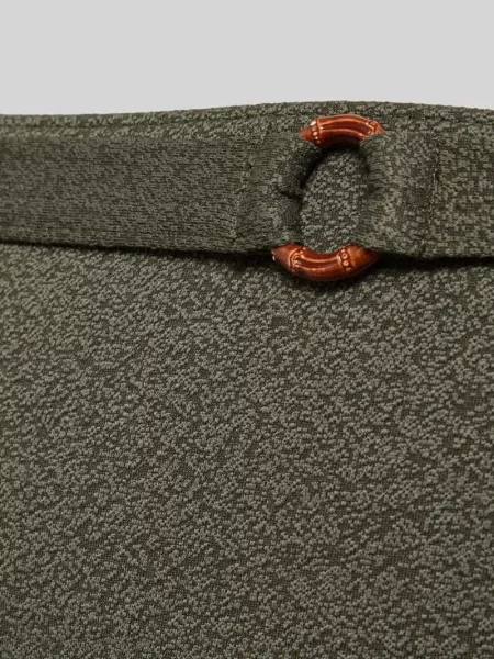 Figi bikini z detalem z logo model ‘DITA’ Banana Moon khaki