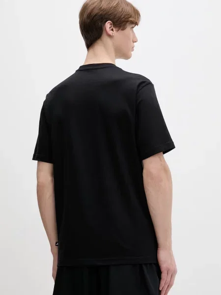 Adidas Tricou Mini Embroidery Basketball Graphic negru