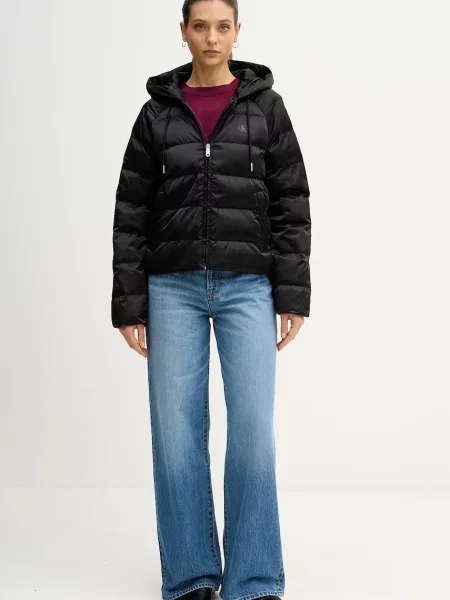 Geacă de blugi Calvin Klein roz