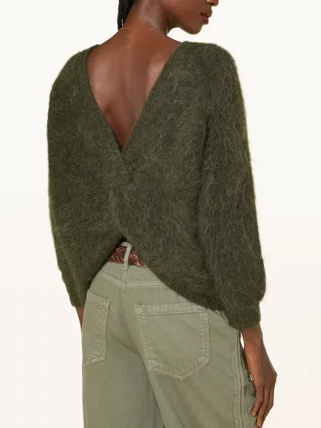 Ba&Sh Svetr Fill S Alpakou khaki