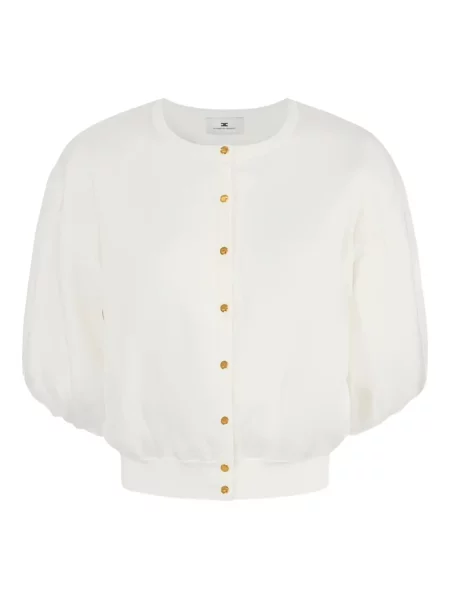 Cardigan Elisabetta Franchi alb