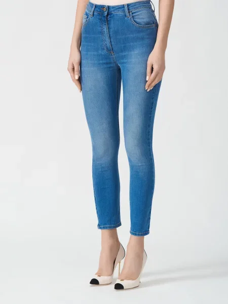 Джинсы Elisabetta Franchi голубые