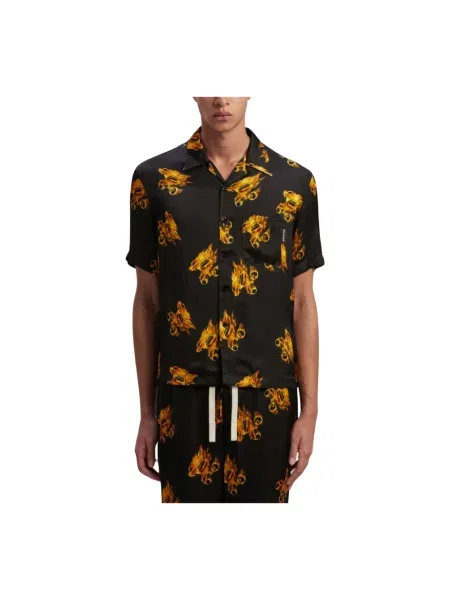 Koszula Palm Angels z nadrukiem czarna