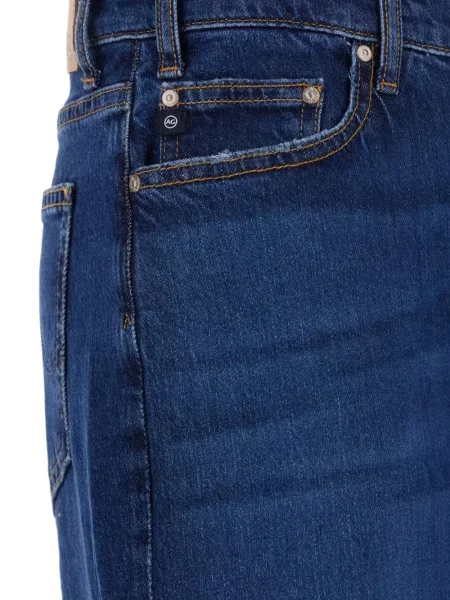 Blugi Ag Jeans cu autograf albastru