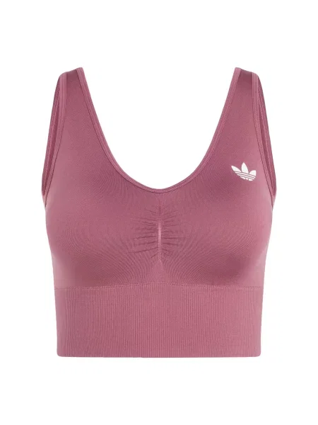 ADIDAS ORIGINALS Sportski grudnjak Essentials burgund bijela
