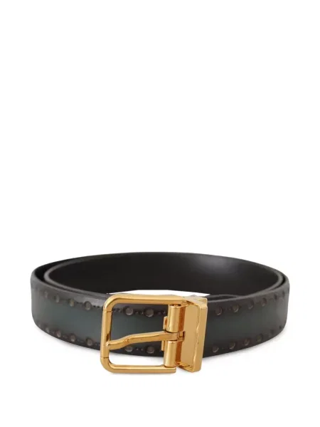 Cu centură curea Dolce & Gabbana din piele verde