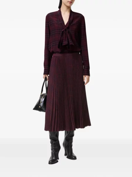 Fustă Burberry roșu