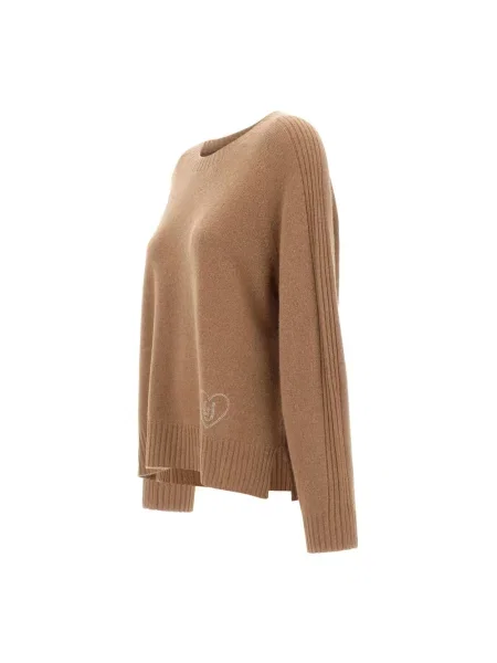 Sweter Liu Jo White wełniany brązowy
