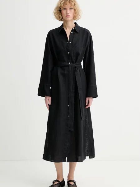 Marc O'Polo rochie din in negru