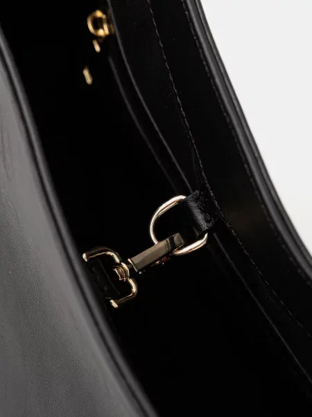 Шкіряна сумочка Liviana Conti чорний