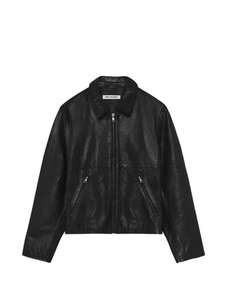 Gulerat geanta de piele Won Hundred negru