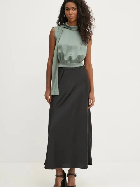 Блузка HUGO однотонна зелений