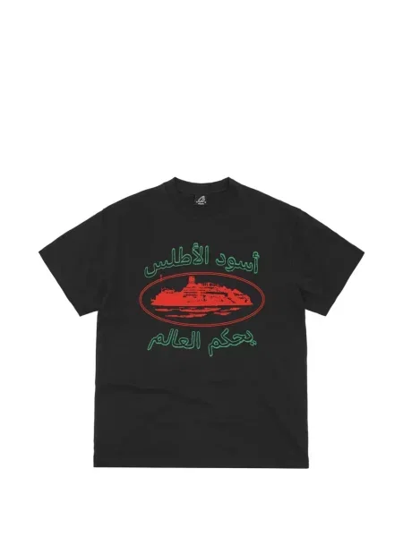 Tricou Corteiz cu imagine negru