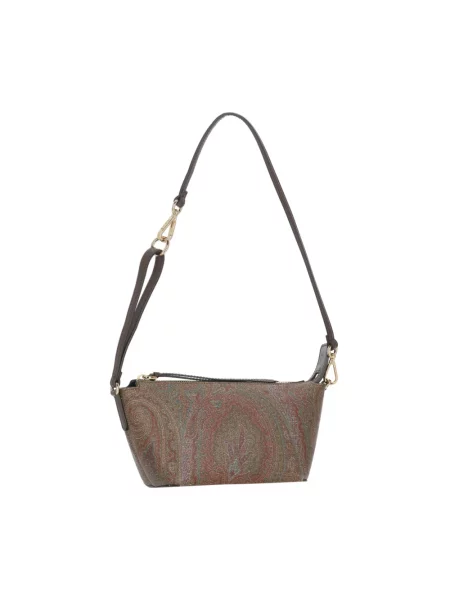 Torebka Etro z wzorem paisley brązowa