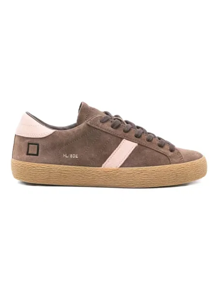 Sneakersy D.a.t.e. skórzane brązowe