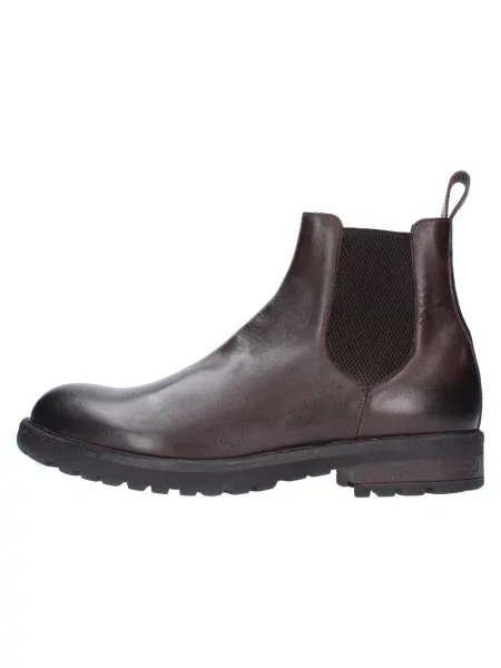 Buty do kostki J.p. David skórzane brązowe