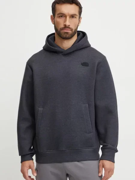 Суичър с качулка The North Face с качулка черно
