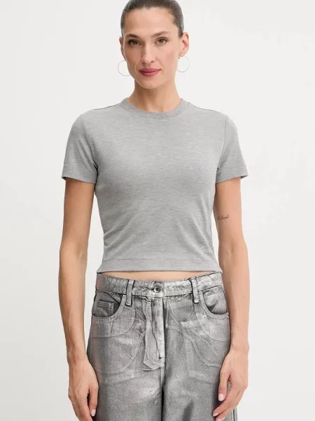 Тениска Guess дамска сиво