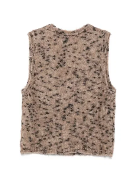 Vestă Alysi cu model leopard