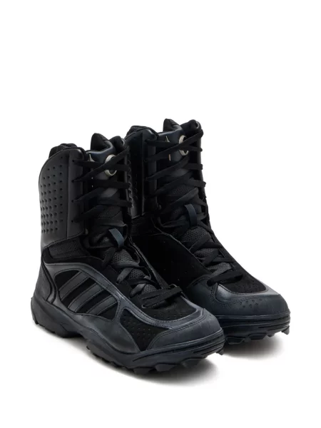 Prugaste tenisice Adidas Adizero s vezicama od brušene kože crna