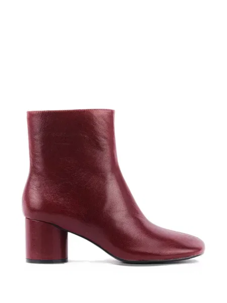 Δερμάτινα μποτάκια αστραγάλου Pretty Loafers κόκκινο