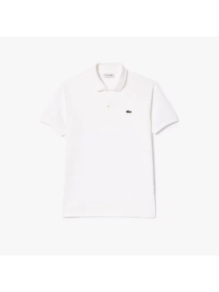 Поло Lacoste белое