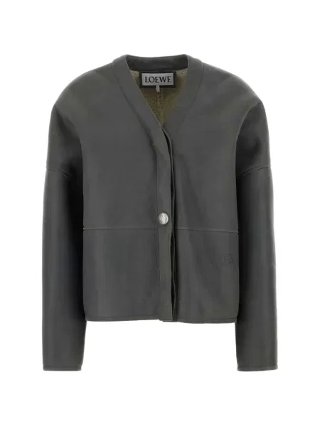Geanta de piele Loewe gri