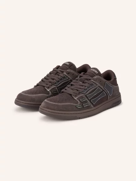 Amiri Sneakersy Skel tmavě hnědá